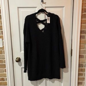 Torrid, cross back sweater